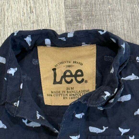 Adorable‎ Boys 24 Month Navy Blue Whale Polo - Picture 2 of 3